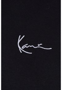 Karl Kani HOODED CHEST SIGNATURE ESSENTIAL - Cipzáras pulóver - black