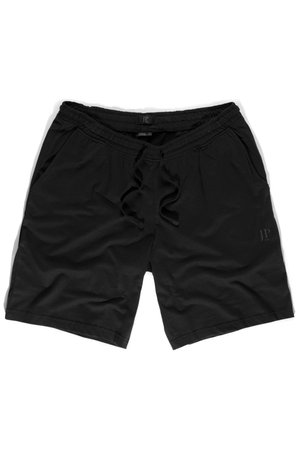 JP1880 PYJAMABROEK, SHORTS, ELASTISCHE BAND, T/M 8XL - Nattøj bukser - black