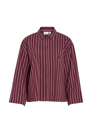 VILA, VISTELORA L/S SHIRT/VOL - Риза с копчета - port royale stripes ballet slipper