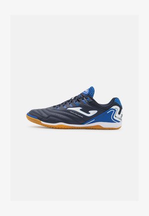 MAXIMA - Indoor football boots - dark blue/white