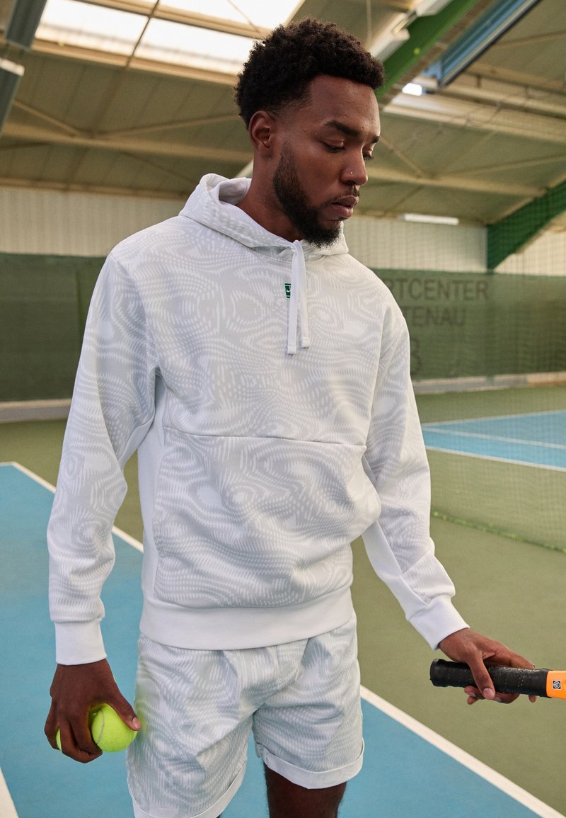 Sweat à Capuche LEGENDS Performance Homme - Blanc, Taille L - Léger, Stretch, Avec Poches - Occasion Bon état