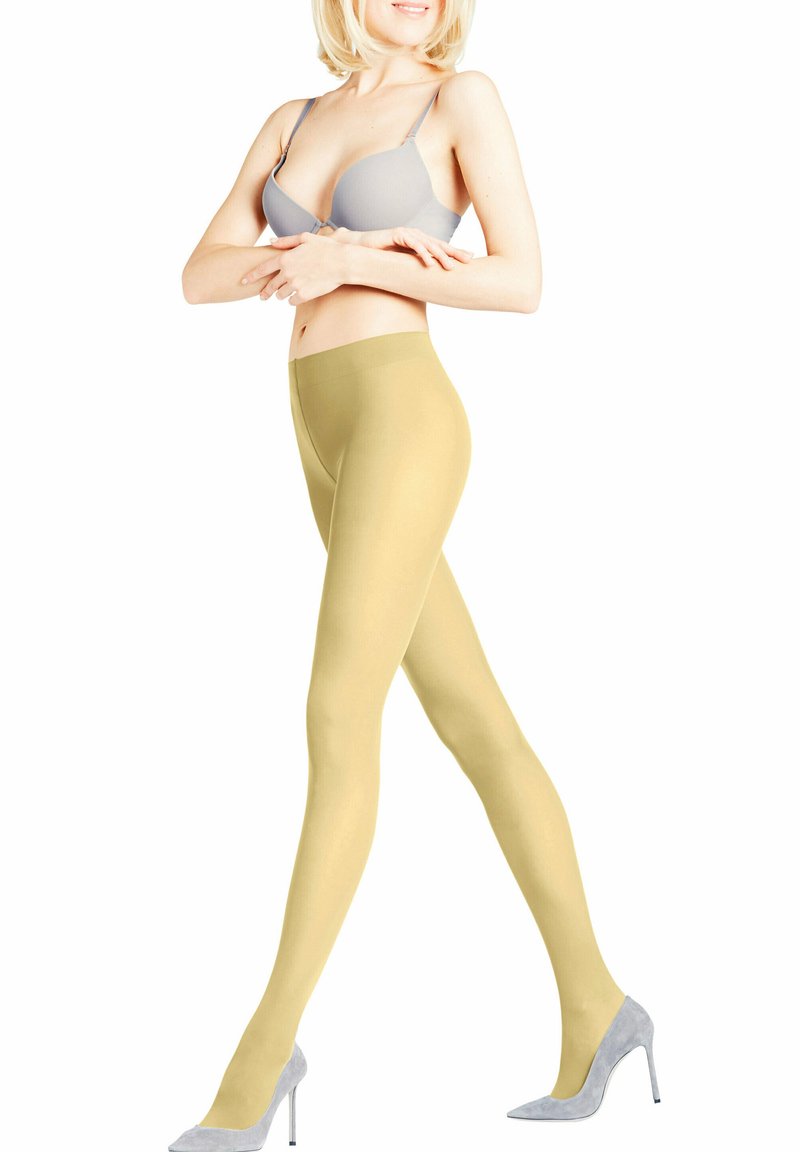 FALKE MATT DELUXE 30 DENIER SHEER - Strumpfhose - mimosa