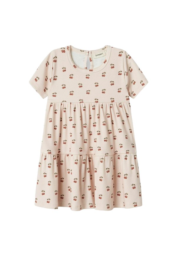 KURZARM - Jerseykleid - silver peony