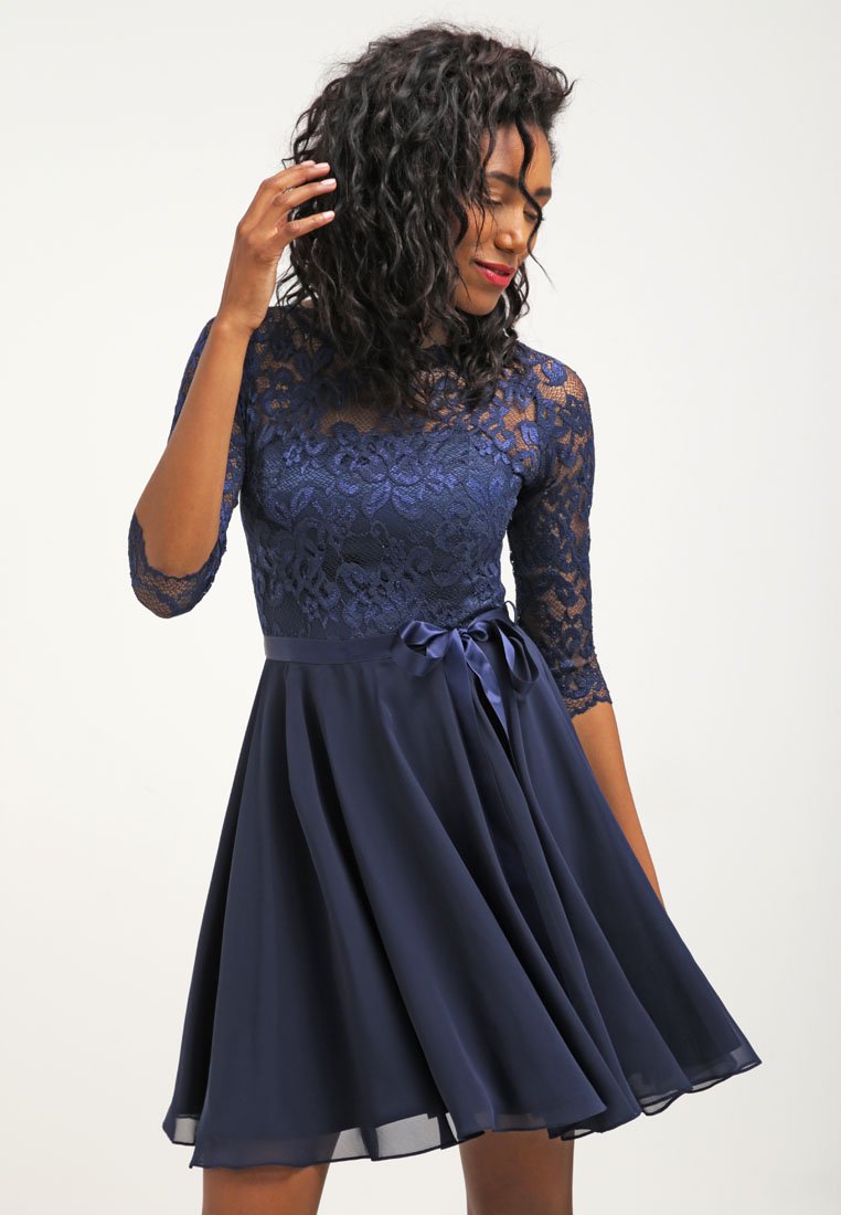 Swing - Cocktail dress / Party dress - dark blue, Enlarge