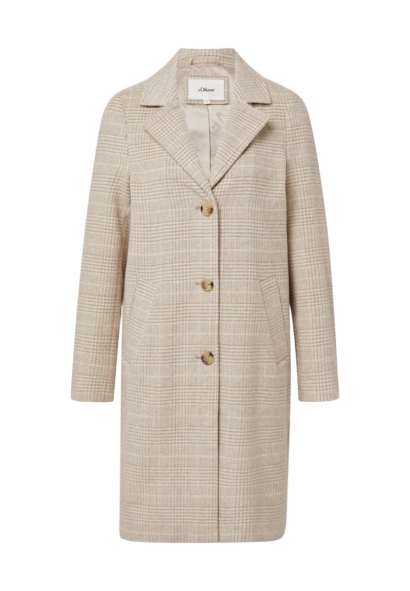 S Oliver Mantel Karo Muster Damen Mantel Karo Kurzmantel Karo