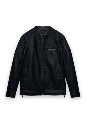 Veste en similicuir - nero ultrablack