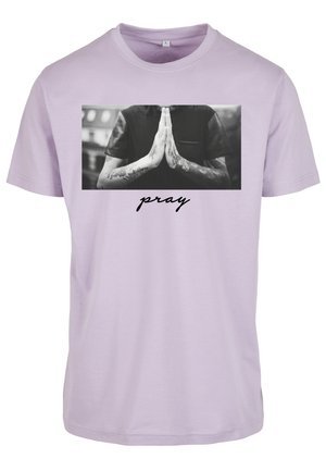 PRAY - T-Shirt print - lilac