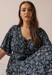 Yours Clothing PAISLEY PRINT - Maxiklänning - blue