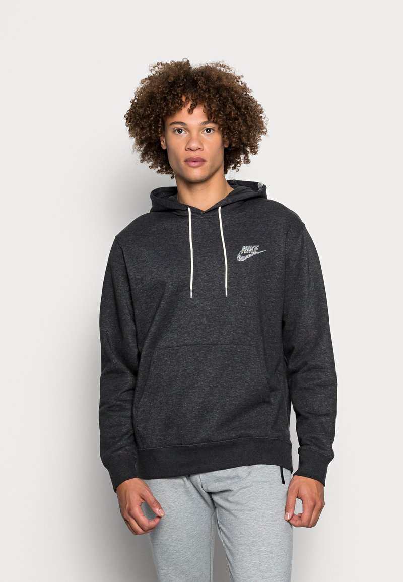 Nike Sportswear REVIVAL HOODIE - Sweatshirt com capuz - black/white