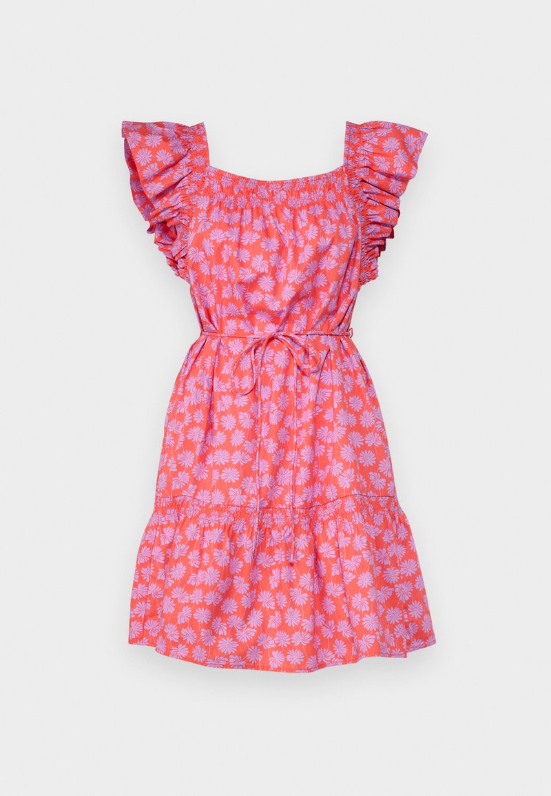 strapless open back dress Adrina Ruffle Mini Dress main image 0