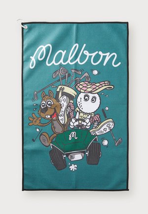 TWO MAN SCRAMBLE GOLF TOWEL - Serviette de bain - blue green