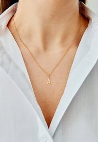 Design Letters - HALSKETTE MIT KLEIN INITIAL CHARM GOLD (A-Z) - Collier - gold-coloured Image miniature 1