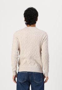 Hackett London Striktrøje - antique white