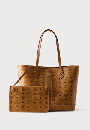 LIZ VI SHOPPER MED - Veľká kabelka - cognac