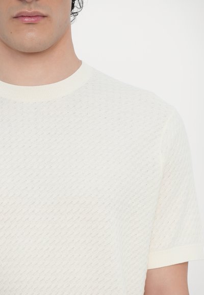 Theory DAMIAN TACTILE - Maglione - eggshell