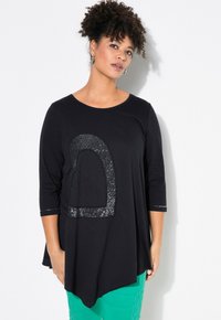 MIAMODA Langarmshirt - black