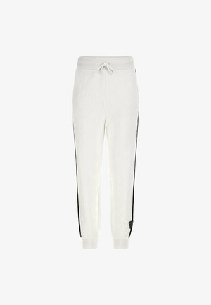 Guess JOGGING -PRÄGELOGO - Jogginghose - weiß