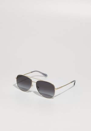 PERLEDO UNISEX - Slnečné okuliare - light gold-coloured/ grey gradient