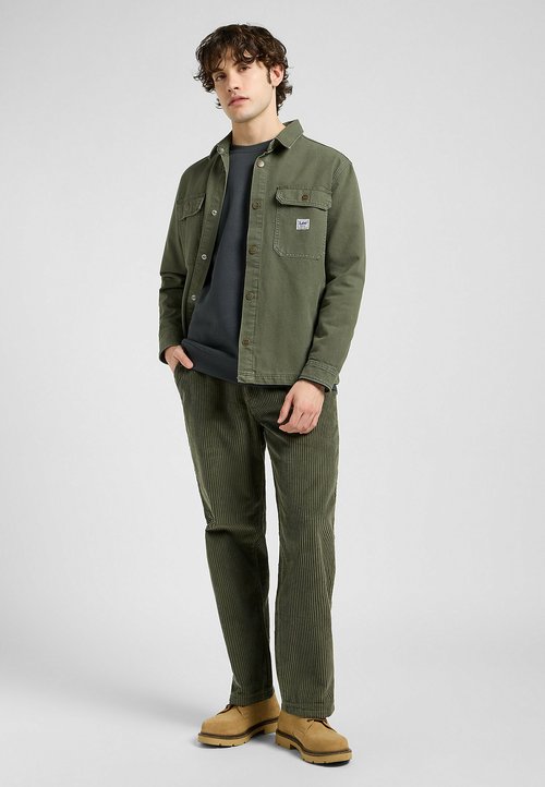 Dark Green Green Men Olive Denim Jacket Combination Men's Green Denim  Jackets Jean Jackets Zalando