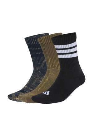 3PACK - Sports socks - aurora ink olive strata black white