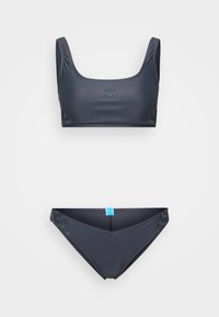 WOMENS TEAM STRIPE BRALETTE - Bikinis - asphalt
