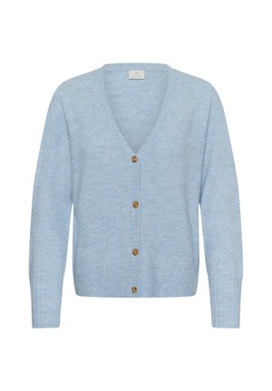 Kaffe, KAFFE KAIRIS V-NECK CARDIGAN - Strickjacke - blue fog