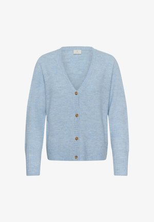 Kaffe, KAFFE KAIRIS V-NECK CARDIGAN - Strickjacke - blue fog