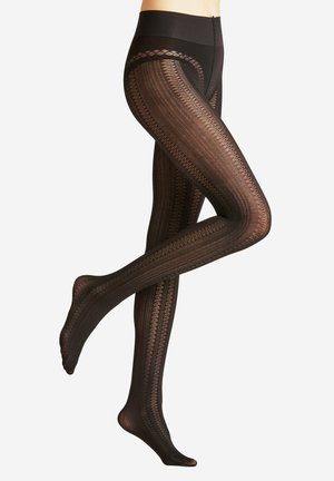FALKE, HIGH WAIST MIDWINTER STRUMPFHOSE 100 - Strumpfhose - black