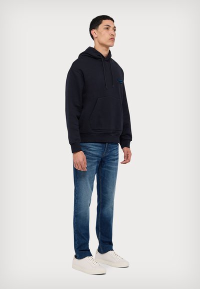Emporio Armani FELPA - Mikina s kapucňou - blu navy