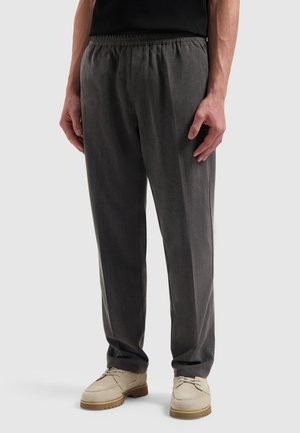 REGULAR FIT SMART  - Trousers - antra melange