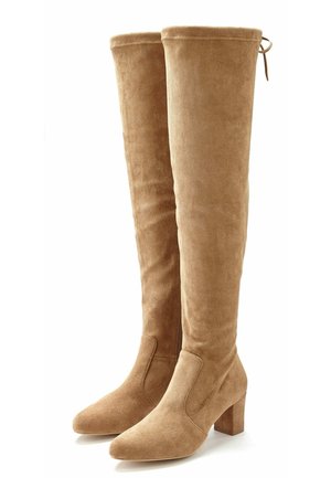 STIEFEL - Overknees - sand