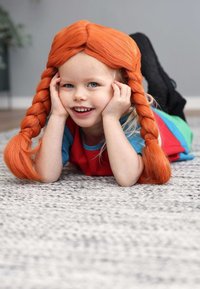Pippi Longstocking Camicetta - blau rot grün gelb schwarz bunt