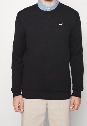 Strickpullover - black
