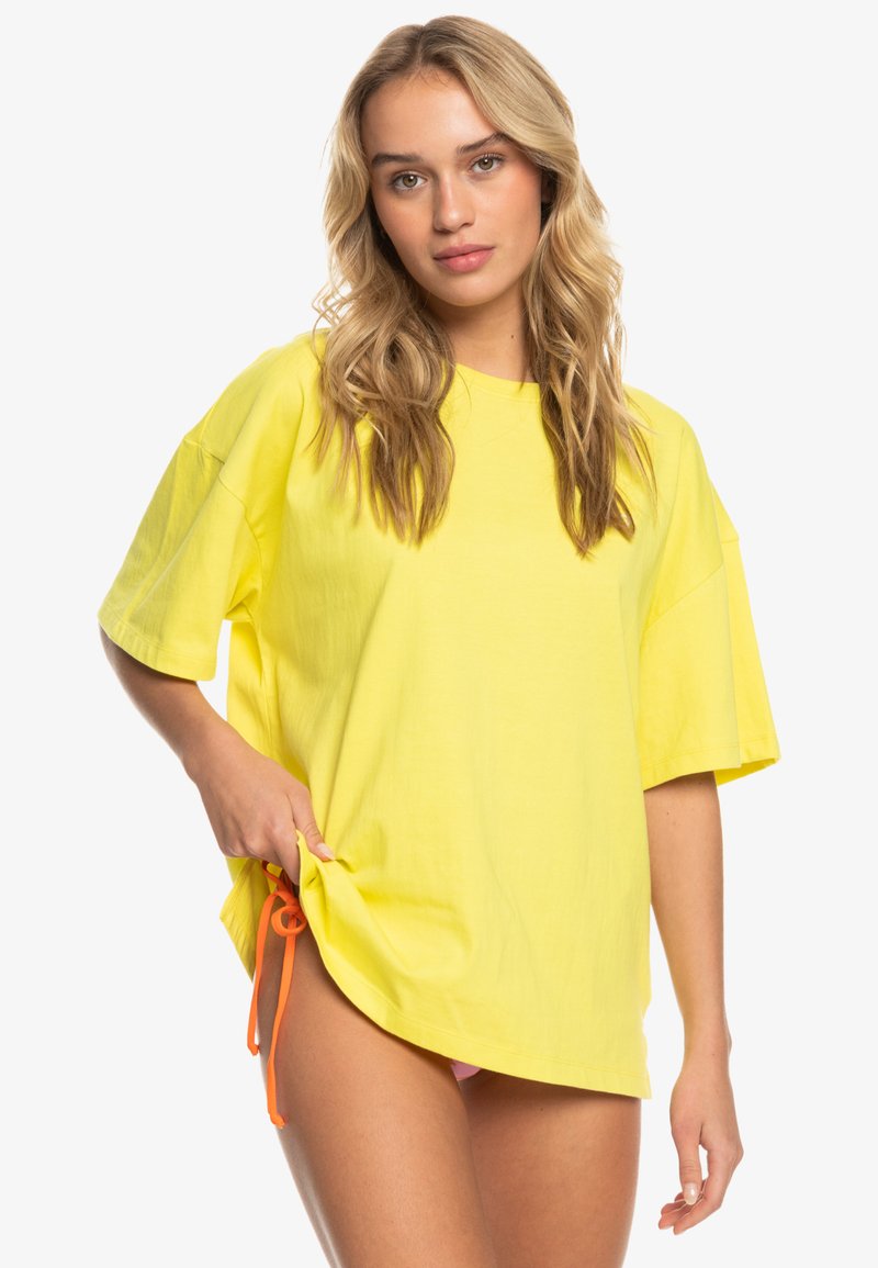 Roxy Tshirt imprimé yellow plum/jaune ZALANDO.FR