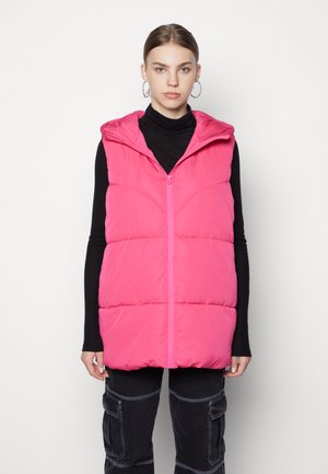 YASBASTA PADDED WAISTCOAT - Vesta - beetroot purple