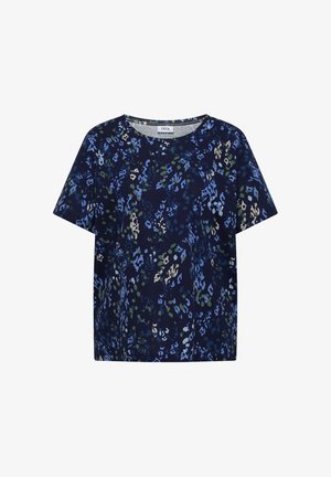 Cecil, T-SHIRT MIT RUNDHALS UND PRINT - T-shirt imprimé - urban dark blue