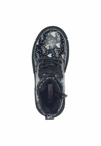 s.Oliver Botines con cordones - black comb
