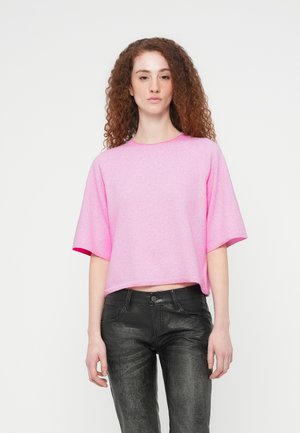 ONLLOYAL O NECK - T-shirts basic - super pink melange