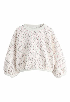 Next, REGULAR FIT  - Mikina - cream flower ditsy