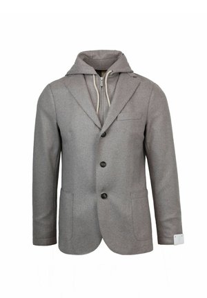 MONOPETTO  CON CAPPUCCIO - Giacca - grigio