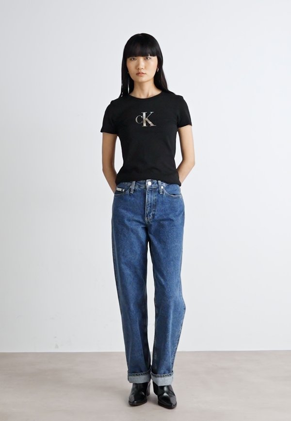 GRADIENT SLIM TEE - Print T-shirt3