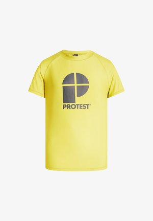 BERENTS SHORT SLEEVE - Surferské tričko - yellow