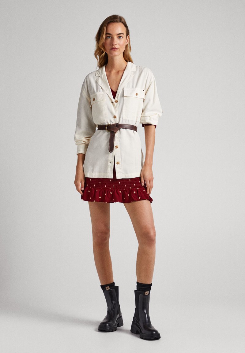 Pepe Jeans Overhemdblouse crème Pepe Jeans Overhemdblouse crème