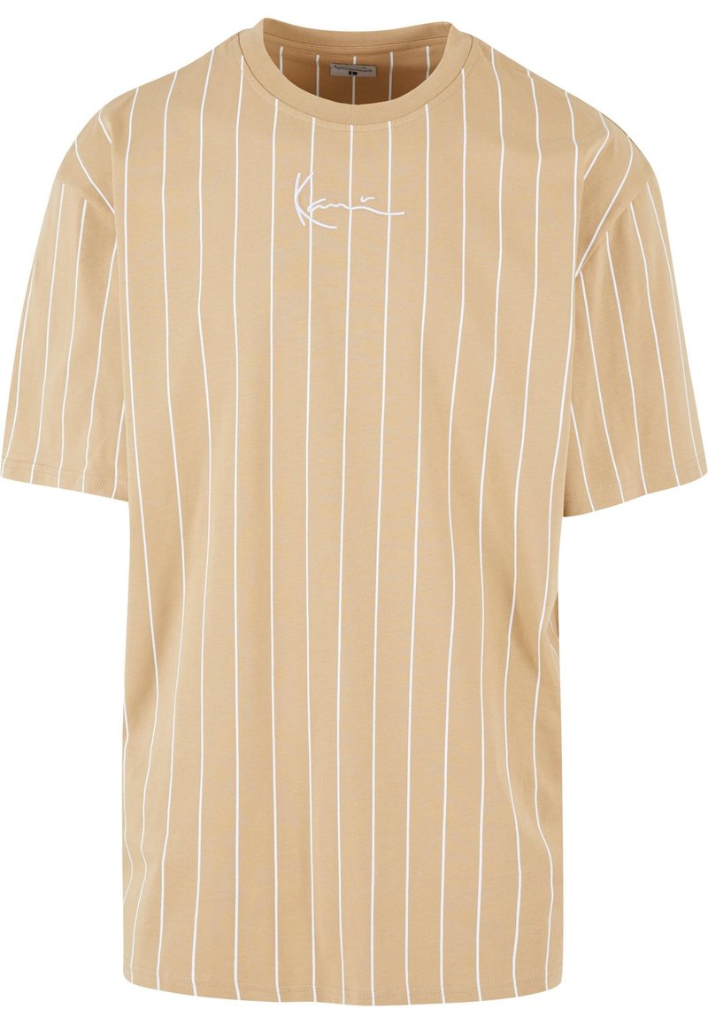 Karl Kani T-shirt print zandkleur Karl Kani T-shirt print zandkleur