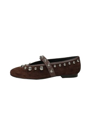 CON CINTURINO - Ballerine con cinturino - testa moro