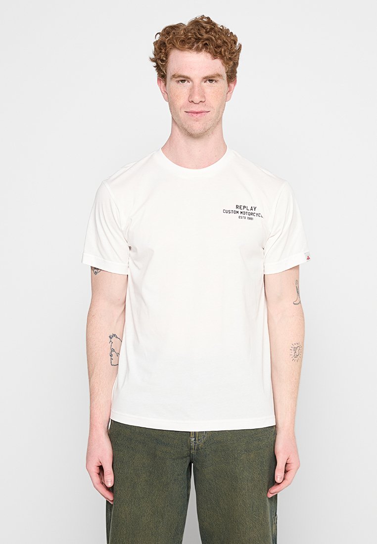 Replay T-shirt print wit