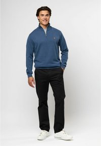 U.S. Polo Assn. BRISON HALF ZIP - Pulóver - vintage indigo melange