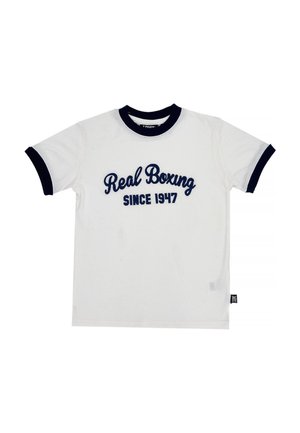 LEONE 1947, BOY SHORT SLEEVES REAL BOXING - T-shirt imprimé - optic white