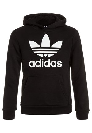 HOODIE - Felpa con cappuccio - black/white