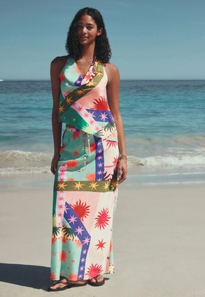 Next REGULAR FIT - COLUMN  - Maxi skirt - multi